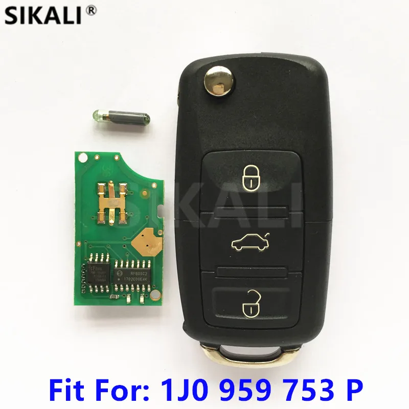

Car Remote Key 433MHz for 1J0959753P 5FA009259-55 for Octavia/Superb/Fabia for Skoda 20012002 2003 2004