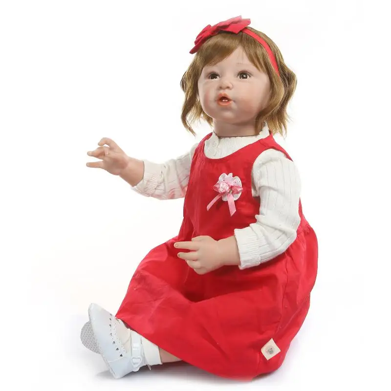 80 см Кукла реборн малыш мягкий силиконовый винил кукла реборн девочка Настоящее нежное прикосновение 28 дюймов детский подарок игрушка куклы