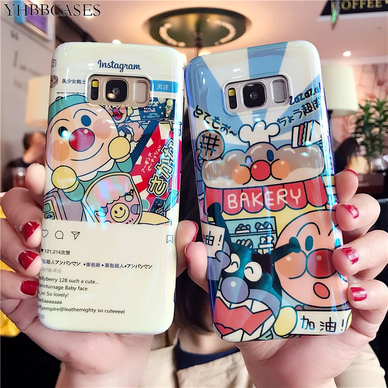YHBB чехол S для samsung Galaxy S10 милый Apanman блестящий телефона Note 8 9 S8 S9 Plus Blu-Ray мягкий s |