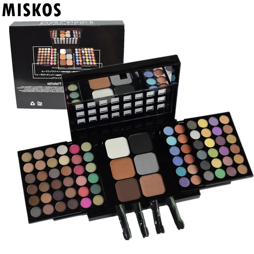 Makeup Set 78 Color Makeup Kit Cosmetics Shimmer Eye Shadow Palette ...