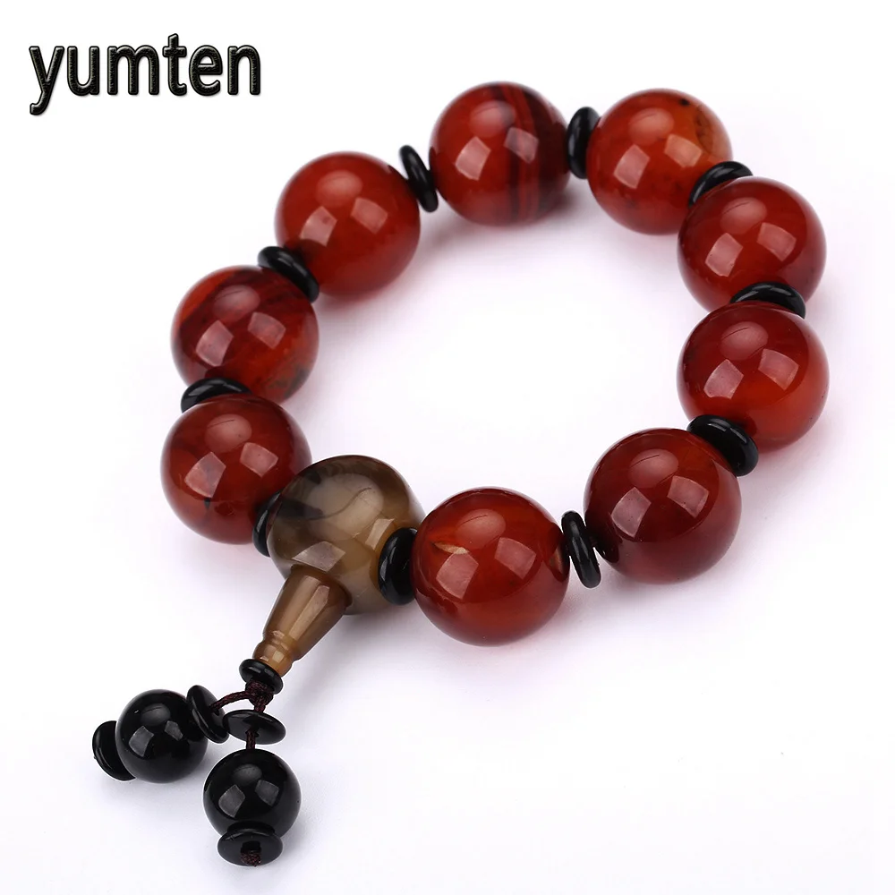 

Natural Red Jasper men Popular Bracelet Jewelry Fashion Gemstone Punk male bracelets & bangles Christmas Gift Alibaba Express DK