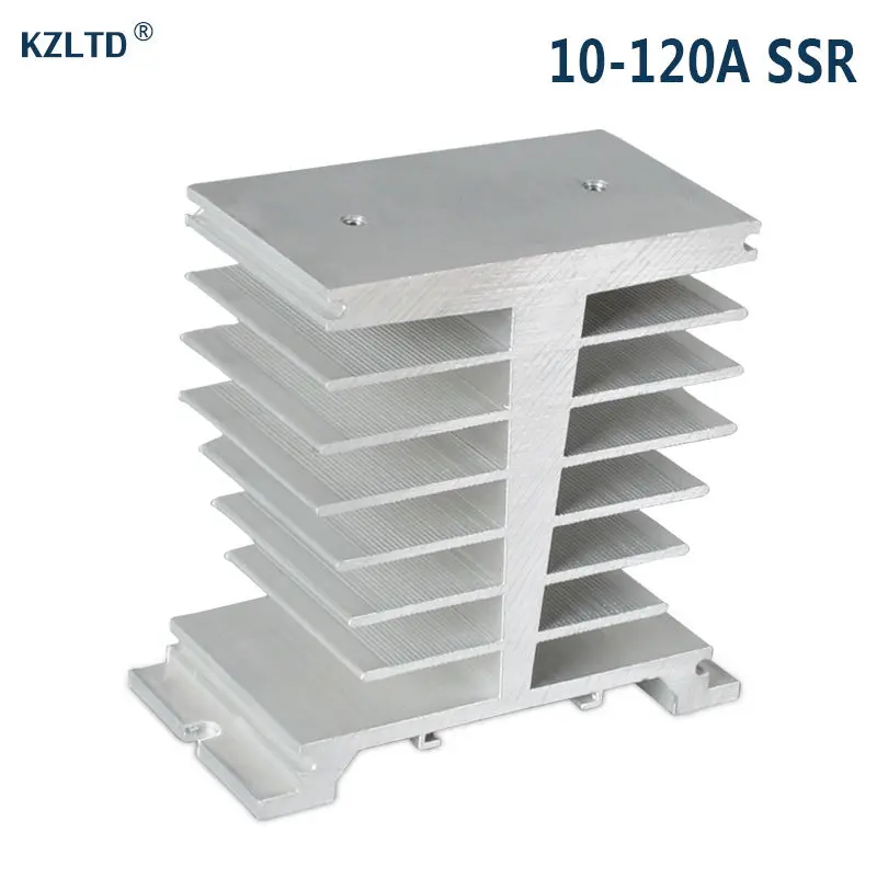 Aluminum Heat Sink for Solid State Relay SSR 100A 120A Heat Dissipation Single Phase SSR