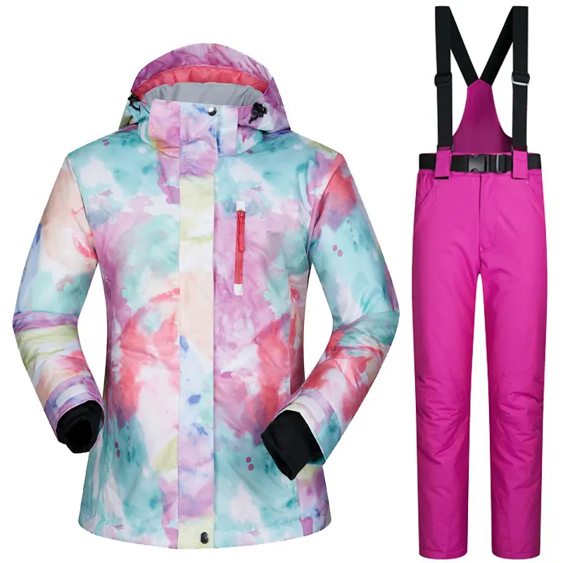 2018 الجديدة عالية الجودة المرأة بدلة تزلج الشتاء أنثى سنو سترات و السراويل للماء الجبل snowboard الملابس الدافئة 2018 الجديدة عالية الجودة المرأة بدلة تزلج الشتاء أنثى سنو سترات و السراويل للماء الجبل snowboard الملابس الدافئة