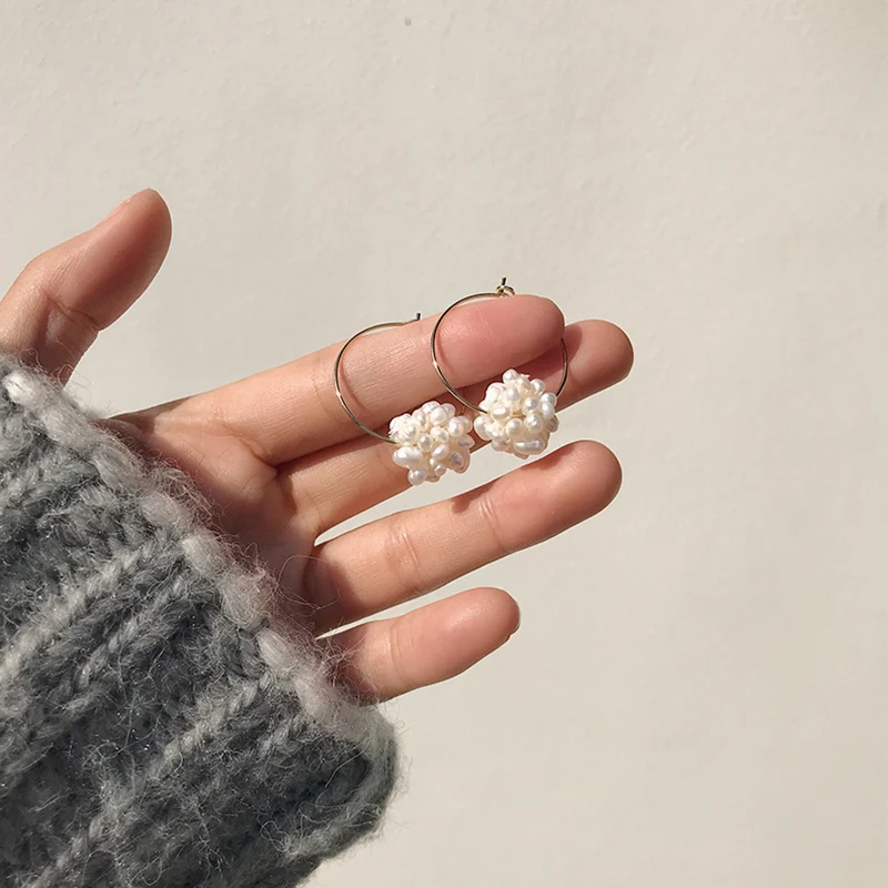 2019 винтажные корейские Модные Винтажные серьги кольца с подвеской из
