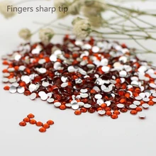 5000 pcs SS12 Sun Hung 14 Facets Resin Round Rhinestone Sparkling Rhinestones Nail Art Decoration DIY