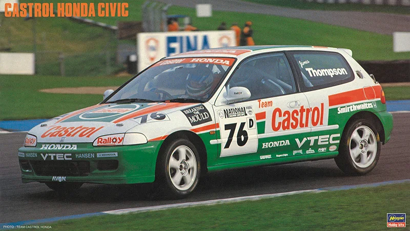 

1/24 Castrol Honda Civic Car Model 20284