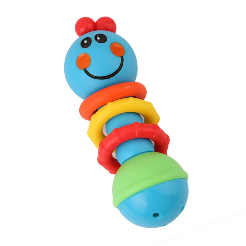 Детская игрушка веселье маленький громкий звонок детские игрушки погремушки гусеница Развивающие детские игрушки детские захватывающие