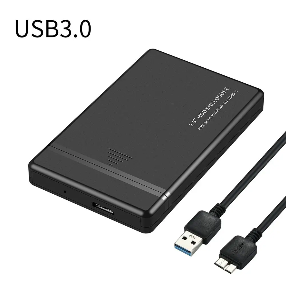 Портативный 2,5 дюймов USB 2,0/3,0/3,1 Тип-C жесткого диска внешний жесткий диск чехол