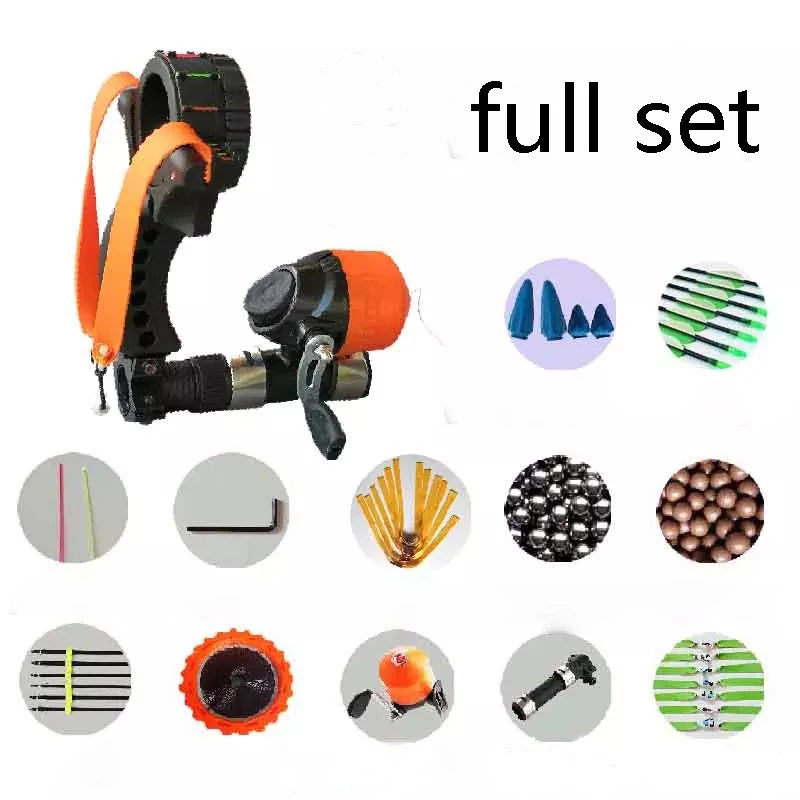 

siciwinni 180 degree Fiber Aiming point target Fishing Slingshot multifuction sling shot bow archery arrow shooting hunting set