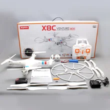 Syma X8C 2.4G 4CH 6 Axis Venture with 2MP Wide Angle Camera RC Quadcopter Drone Headless RC Helicopter