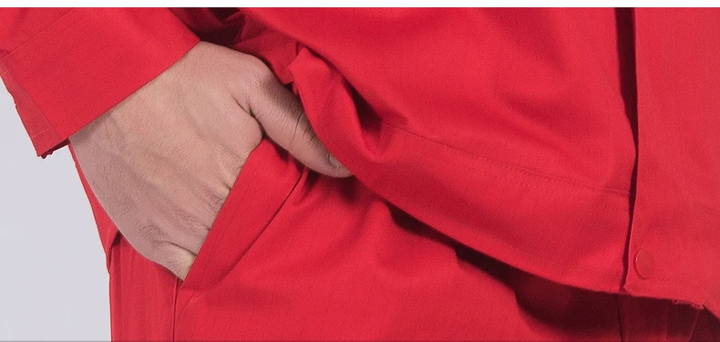 Для мужчин одежда светоотражающие полосы работы Костюмы мужской комбинезон Рабочие комбинезоны брюки и куртка Рабочая Униформа