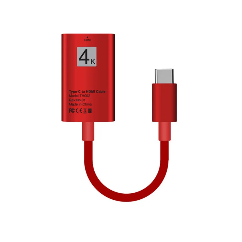 

Type-C To HDMI Converter For Macbook 12Inch 30Hz USB-C HDMI 4K Video Projector HD Cable For Samsung S8 HDMI Extender Cabl