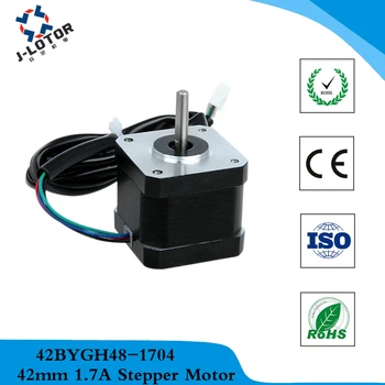 

factory direct 42 stepper motor torque 0.42NM 1.7A 42BYG48 Two phase hybrid Stepping Motor 3D printer