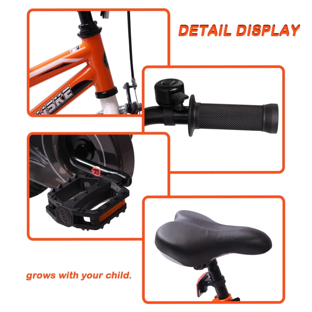 Sale BMX Cycling Kid Bikes Children Bicycle Girl Boy 12-16 inch Training Wheel 3