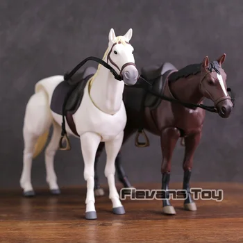 

figma 246a Horse Chestnut / figma 246b Horse White Color PVC Action Figure Collectible Model Toy