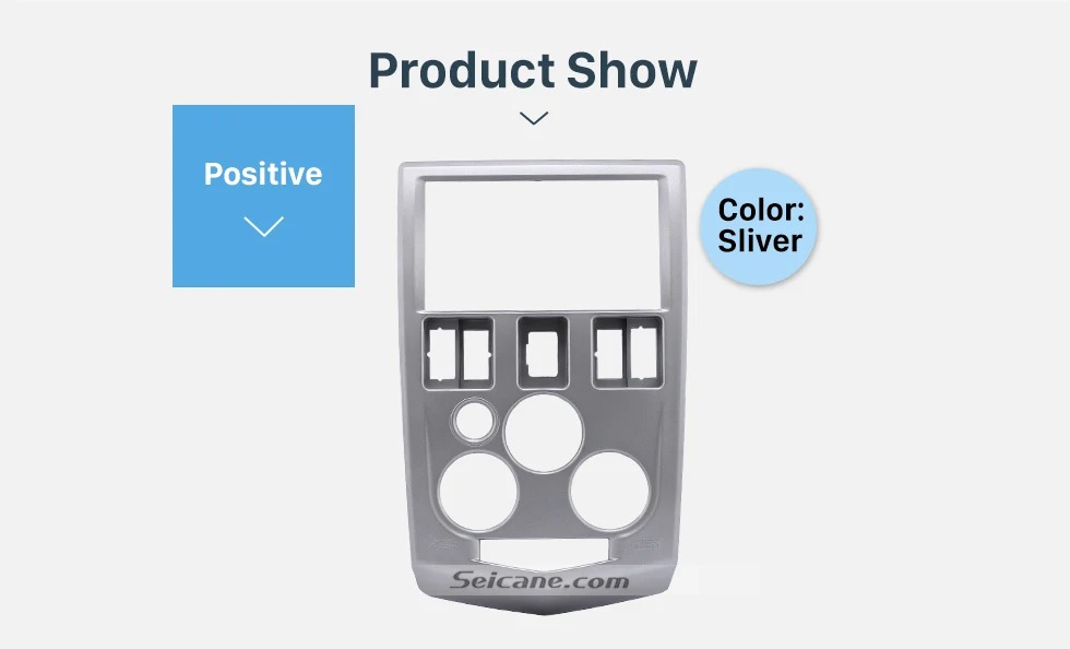 Seicane 2 Din Серебряный автомобиль радио фасции стерео интерфейс рамки панель для RENAULT LOGAN отделка Dash CD монтажный комплект OEM без зазора