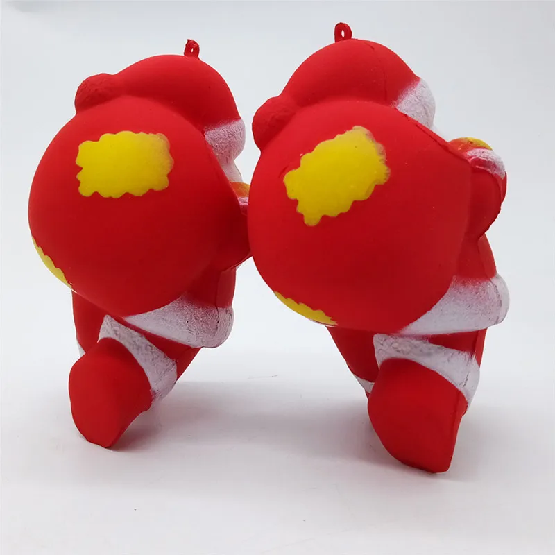 Funny Santa Claus Snowman Santa Bear Squishy Slow Rising Toys Cute Cartoon Xmas Teddy Bear Squishies Squeeze Stress Relief Toy (1)