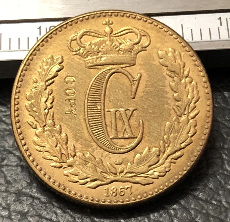 

1867 Denmark 1 Skilling Rigsmont - Christian IX
