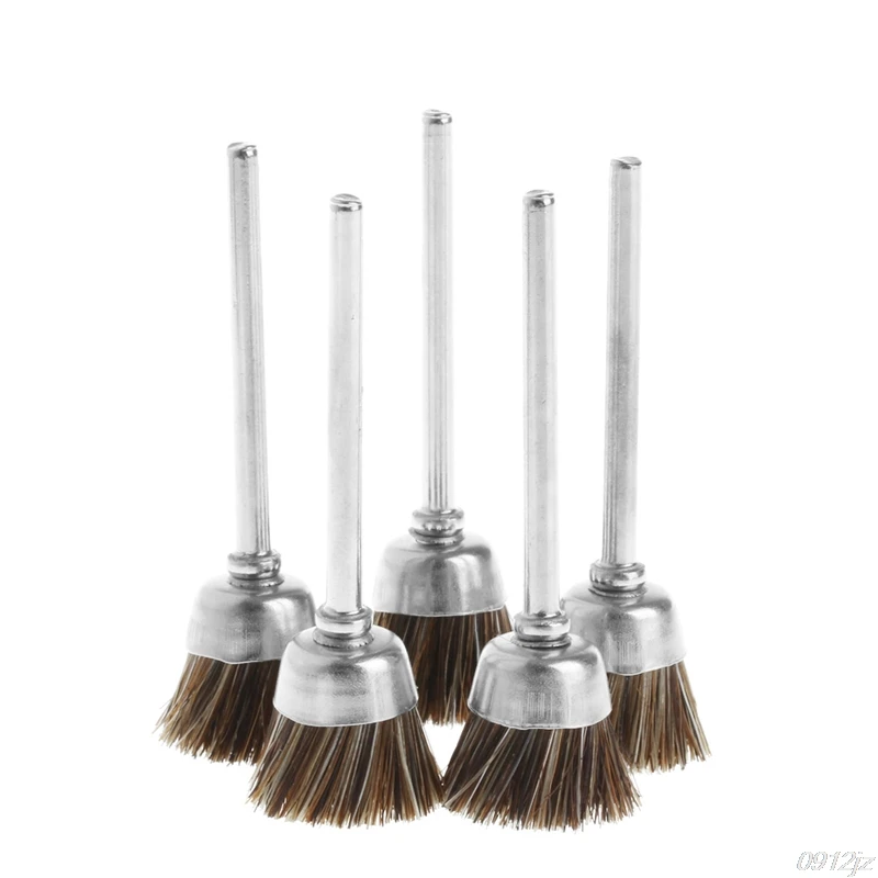 5Pcs Wheels Rotating Polishing Tool Cup Nylon Polisher Brush Rotary Abrasive