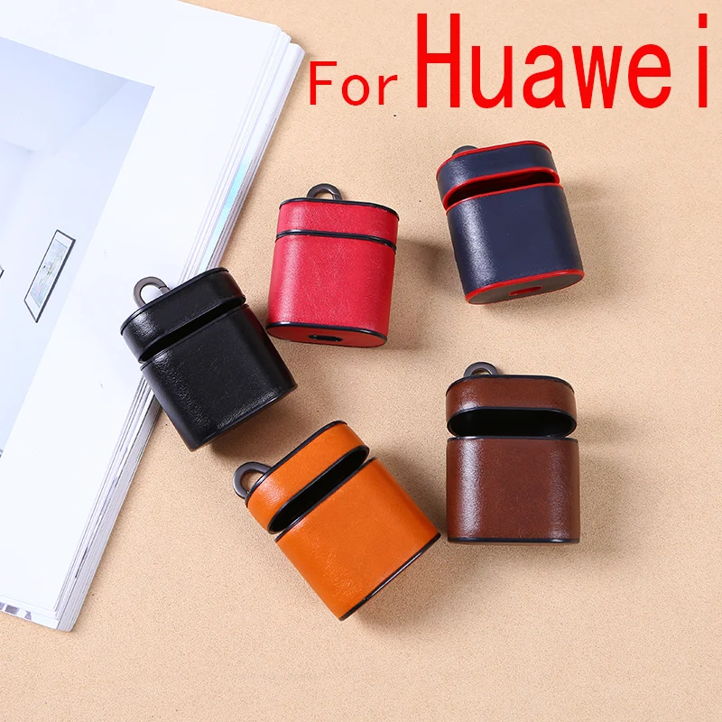 Чехол для Huawei Flypods кожаные чехлы Huavei Aipods беспроводные Bluetooth наушники чехол Honor Airpods