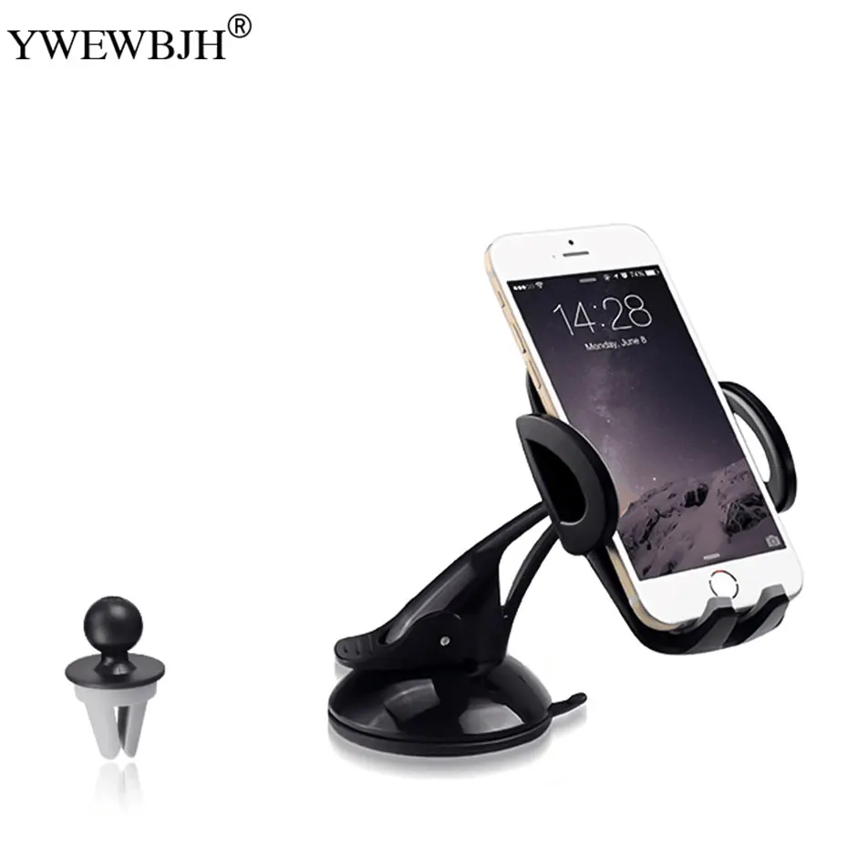 

YWEWBJH 360 Degree Rotating Smart Phone GPS Car Holder Adjustable Mount Bracket for 3.5-6.5 Inch Mobile Phone