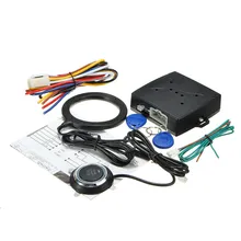 RFID Start Stop Двигатели Системы Кнопка Автозапуск Системы с кнопки START-stop автосигнализации удаленного Двигатели начать Кнопка