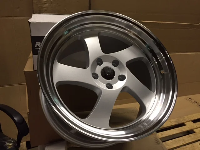 16x8,0 серебро машина губы TMB стиль колеса диски W014