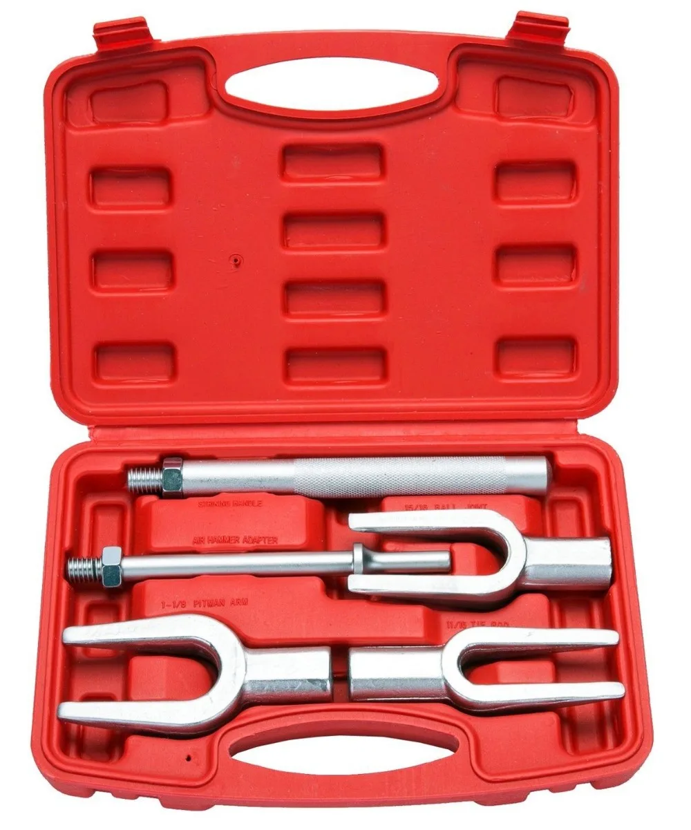 5 Pc Tie Rod Ball Joint Pitman Arm Tool Kit Joint Remover Separator