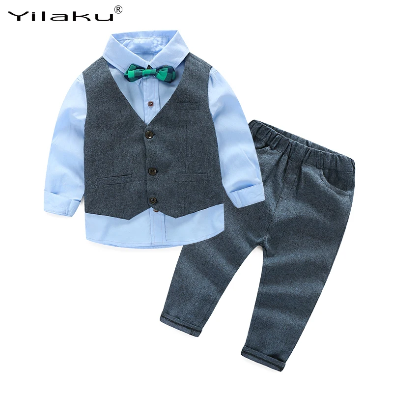 Baby Kleidung Schuhe Accessoires Hose Outfit Kleidung Hemd Kinder Baby Jungen Gentleman Anzug Hochzeit Weste Babyartikel Blog Vr Com Br