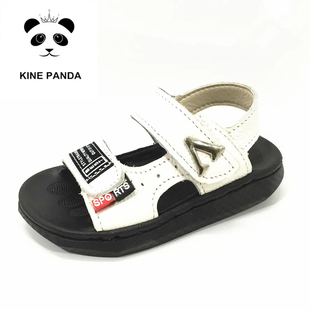 KINE PANDA/От 1 до 5 лет; сандалии для маленьких девочек и мальчиков; детская обувь для детского сада; Летняя обувь ручной работы из натуральной кожи