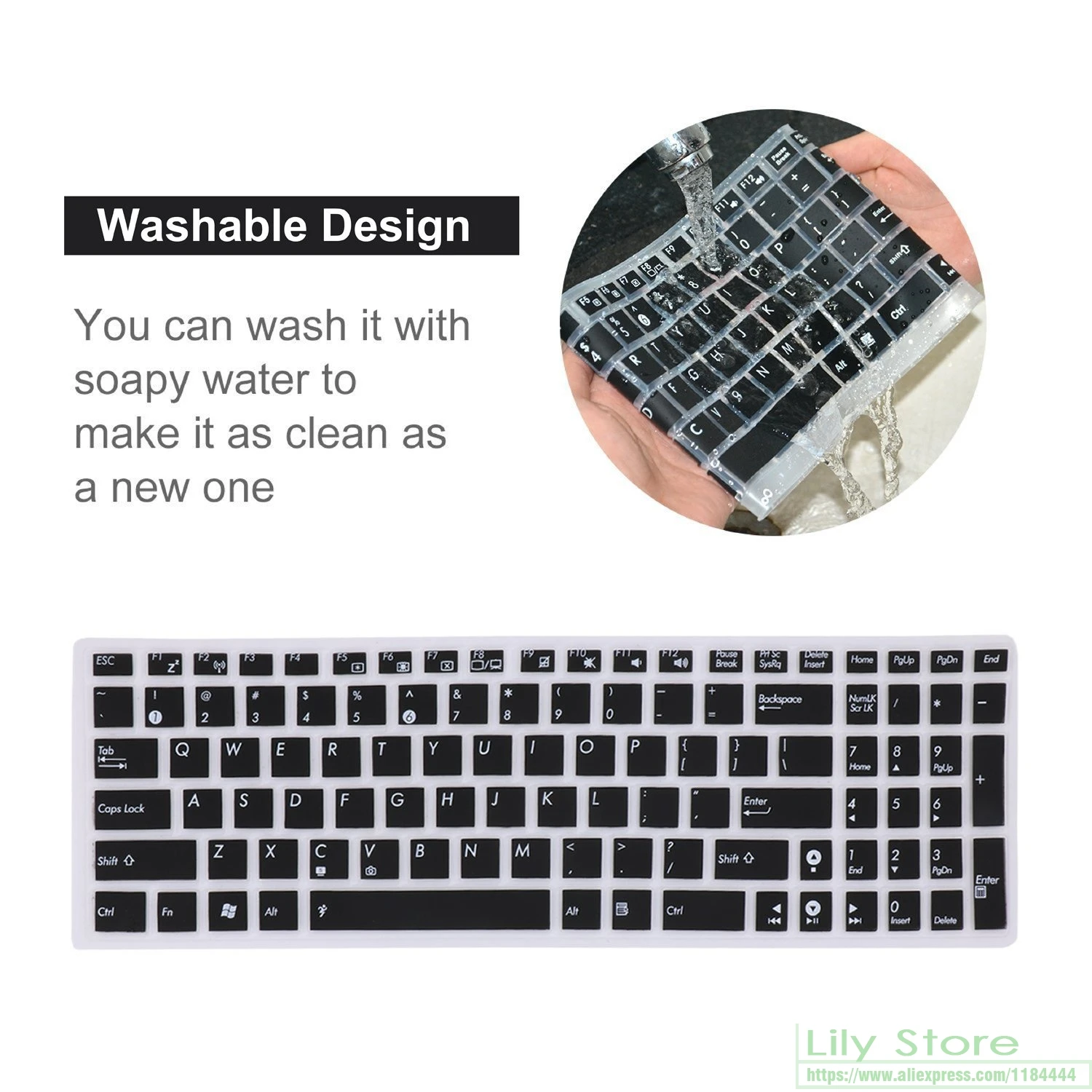 

For ASUS ROG G501JW GL502VY GL502VT GL502VS GL502VM G550 GL551JW GL702VM GL551JX GL552VW 15 17 Keyboard Cover Protector Skin