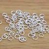 20pcs Genuine Real Pure Solid 925 Sterling Silver Open Jump Rings Split Ring for Key Chains Jewelry Making Findings Accessories ► Photo 3/4