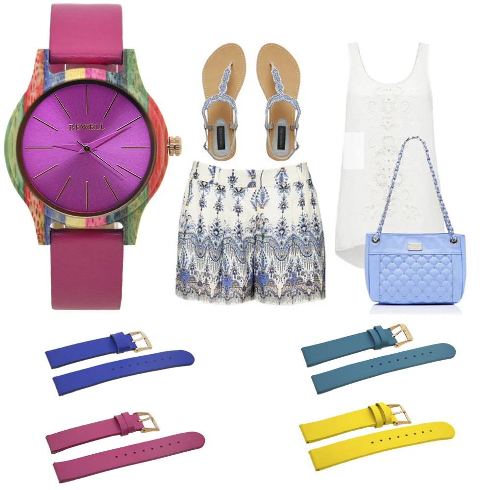 BEWELL WOODEN WATCH