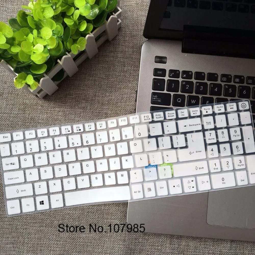 Силиконовый чехол для клавиатуры Acer Aspire 3 A315 51 53 G EX2520 1/3/31/32/51/53 A515 A615 15 6 дюйма|Чехлы