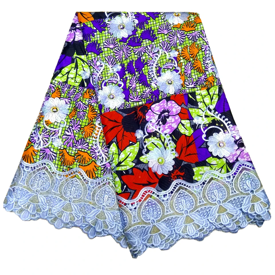 

Mitex Holland Lace Wax Print African Fabrics Kitenge/Pagnes/Tissues Africain/Chitenge/ Fabric For Dressmakings/Sewing LBLLW-66