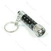 1 unidad 5 Mini linterna LED llavero negro Nuevo # Y51 # ► Foto 1/3