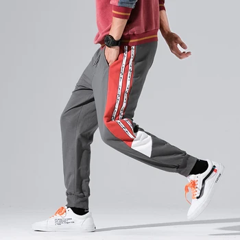 

men pants Interior of new fund of 2018 autumn feet beam bump color is dark gray slacks boom sweatpants Japanese A162 - P50