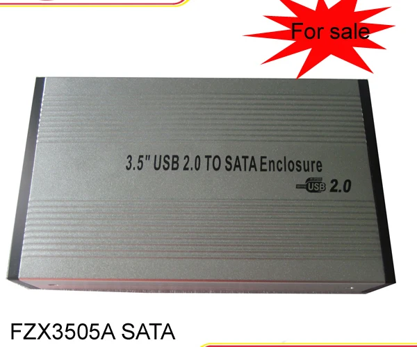 NEW White Hard Drive Disk HDD Case Box Enclosure 3.5&quot EXTERNAL CASE 3.5 SATA disque dur USB2.0 Boitier externe Serial ATA | Компьютеры