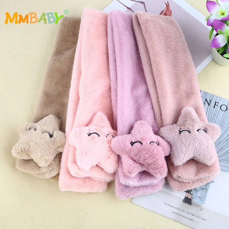 MMBABY новые модные детские осенние зимние модные плюшевый шарф на открытом воздухе холодные теплые милые Мультяшные подмигивающие