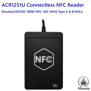 

NFC ACR1251U Reader RFID Contactless Readers Writer for Access Control Card ISO 14443-4 / ISO18092 FeliCa card tags