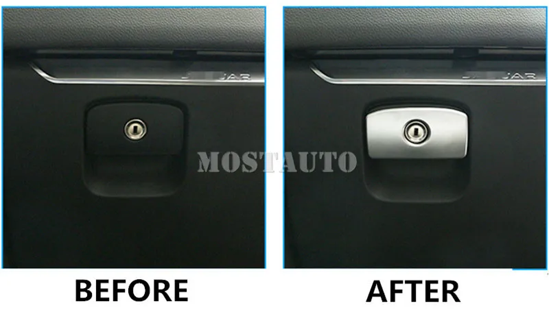 Interior Glove Box Switch Button Cover Trim For Jaguar F