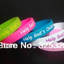 С индивидуальными принтами силиконовый деловой Акция цветной браслет на запястье 50 шт./партия