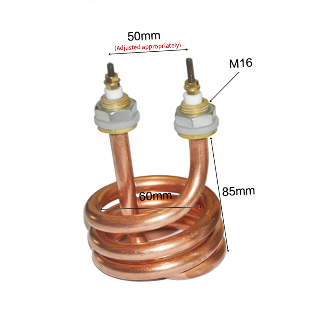 220 V-380 V 2500 W дистиллятор воды спиральный электрический элемент водонагревателя