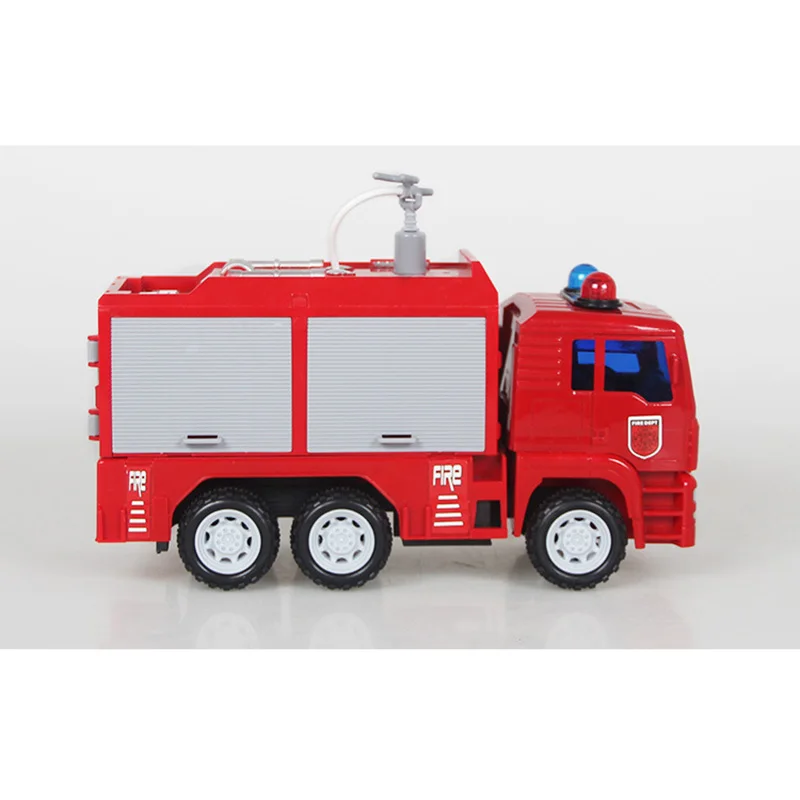 Брызг воды игрушка грузовик Firetruck высокая моделирования с пожарным огнем