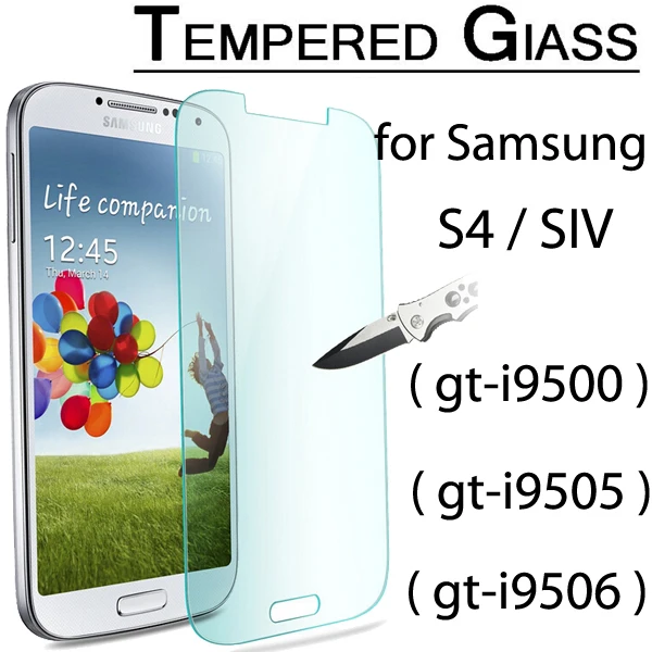 GT-I9500 I9505 I9506 защитное стекло пленка Для Samsung Galaxy S4 стекло закаленное Экран Протектор защитная пленка на телефон Для самсунг галакси S4 стекло крышка 9H 2.5D