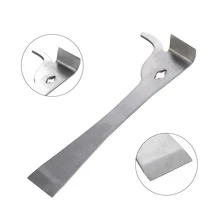 1 шт. Нержавеющая сталь полированная пчелиный улей Крючковой шабер Пчеловодство принадлежности для пчеловодства пчелиный улей инструментов Съемник элементов оборудование нож-скребок для пчеловодов сад