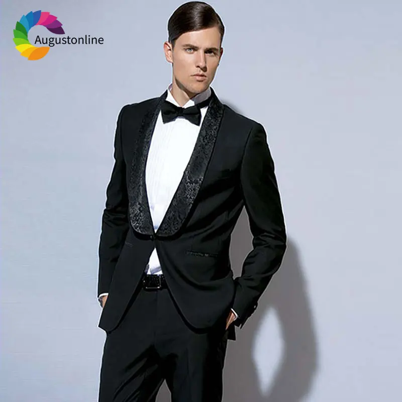 men suits for wedding slim fit groom tuxedo best man blazers1.1 (79)