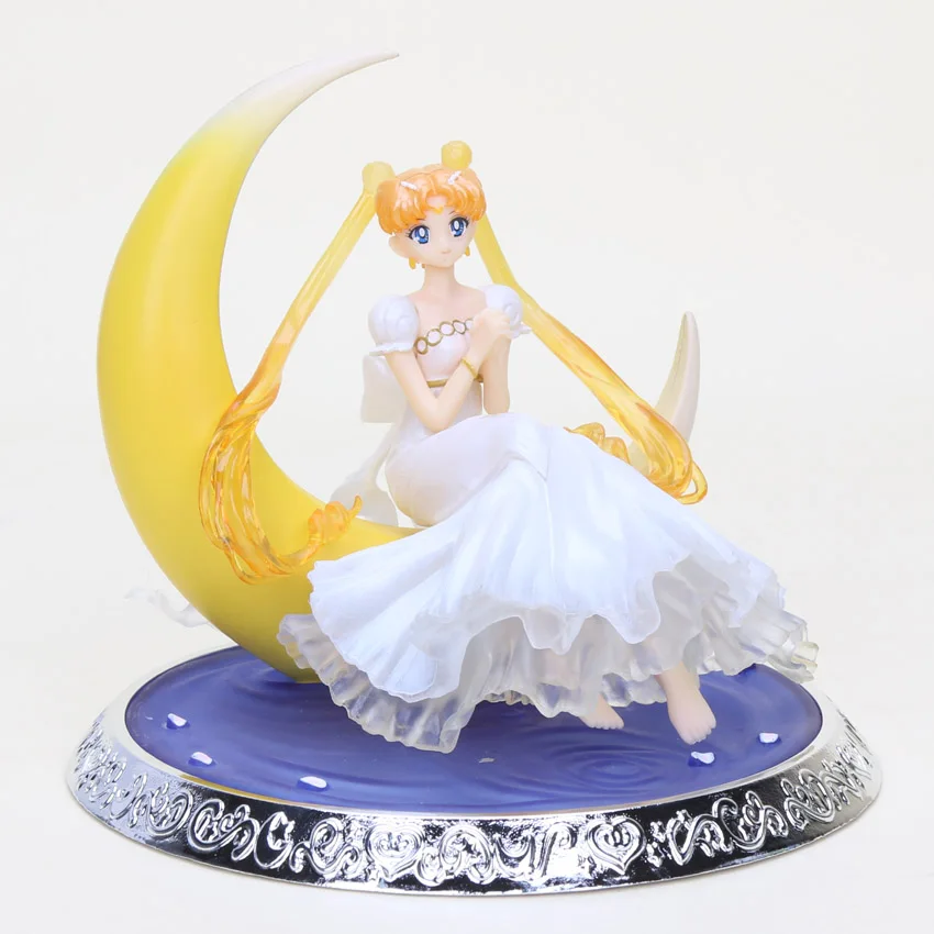 

17cm Anime Sailor Moon Usagi Tsukino Princess Serenity PVC Action Figure Doll Collection Model Toy Gifts Cosplay