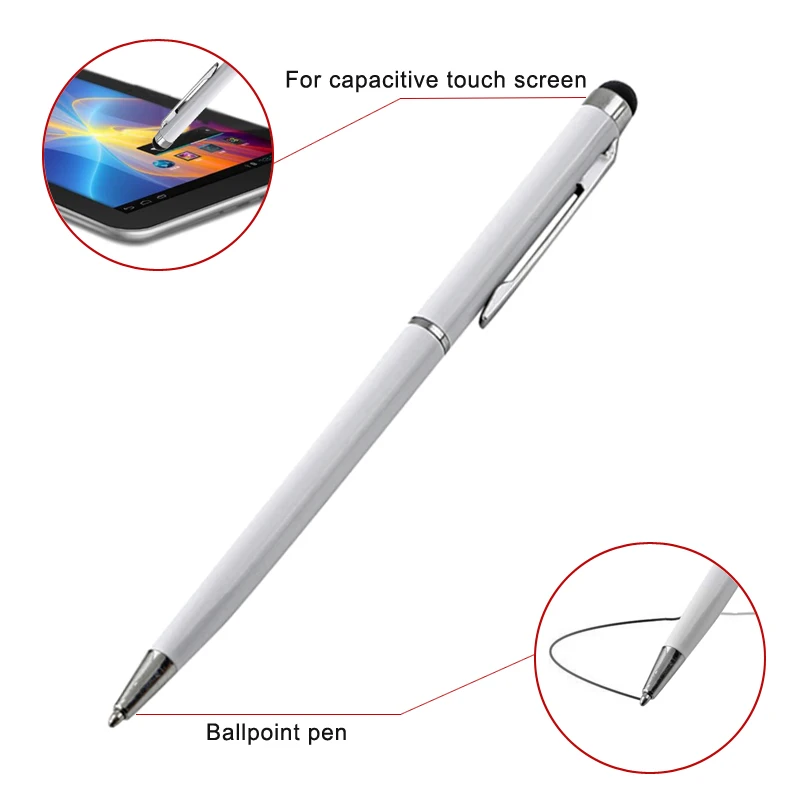 Планшет стилус ручка для Xiaomi mi8 se универсальная 2 в 1 Емкость сенсорный экран ручка для samsung S9 с шариковой ручкой для iPhone X