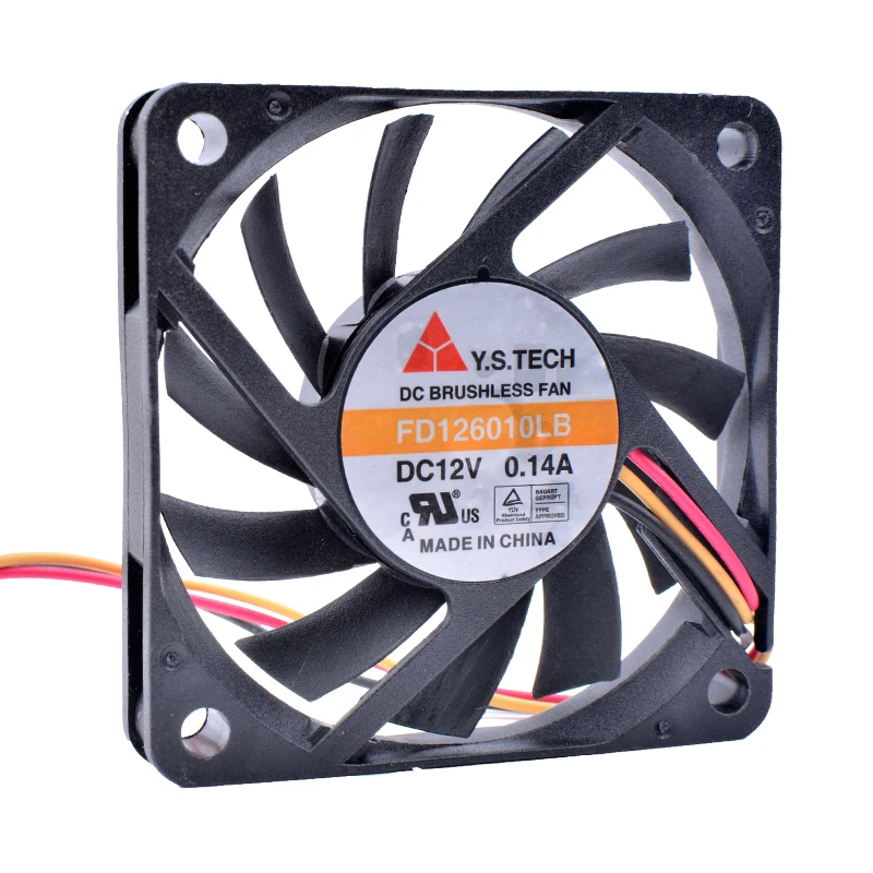 Революция в системах охлаждения FD126010LB 6cm 60mm 6010 12V 0.14A компьютерный процессор 3